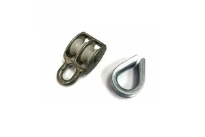 DIN6899B Wire Rope Thimble 1/2" 3/4" 7/8" Hot Dip Galvanized Rigging Hardware Heavy Duty Us Type Cable