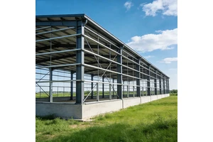 Low Cost Metal Construction Projects/ Steel Structures/ Prefabricated Wide Span Steel Structure Building
