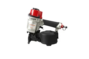 High Quality MAX DESIGN CN55 Air Nailer 25-57mm Gauge Coil Siding Nailer Tool For Wood Crating Pallet Coil Nailer