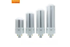 Dimmable LED horizontal insert Corn Lamp Bulb Light 2 4 pin SMD2835 G24D G24Q GX24D GX24Q E27 E26 E14 B22 G24
