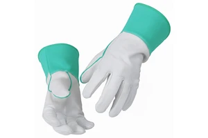 Industrial Cowhide Leather Tig Welding Gloves Mig Welding Gloves Insulated Heat Resistant Fire Safety Work Gloves