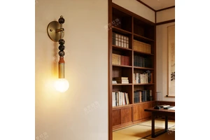 Crossxborder ironwork wall lamps wabixsabi style tea room corridor balcony bedroom bedside retro industrial