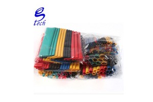 164pcs 328pcs Insulated Shrinkable Wrap Wire Cable Assorted Flame Retardant Polyolefin Heat Shrink Tube Sleeve Tubing Cover Set