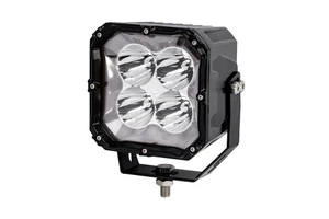 High Brightness 5 Inch 80W LED Driving Light Amber DRL Spotlight Black Housing for 4x4 Truck ATV UTV Offroad Work Lamp DC 12-36V