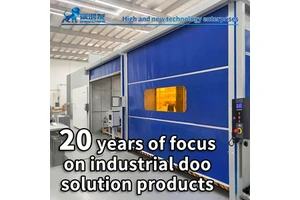 Custom PVC High Speed Automatic Rolling Door Industrial Fast Roll Up Door Area Waterproof Garage Car Wash Door