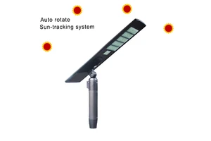All-In-One Solar Street Light with Unique Patented LED Sun Tracking System IP65 Battery Power Supply for Roads