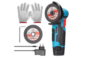12V Brushed Rechargeable Mini Angle Grinder Lithium Battery Angle Grinder Electric Tools Polisher Angle Grinder Tool Sets