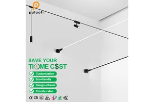 PULUOTI Wholesale Modern Style Skyline Linear LED Wall Washer Cob Chip Track Lights With Aluminum Frame 6m-12m Custom Lengths