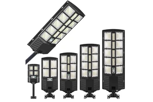 High Quality Solar Road Lighting Outdoor IP65 Waterproof Long Life-span Integrated Solar Street Lights Two Installation Methods