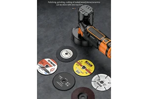 Rechargeable Mini Cordless Angle Grinder, Portable Lithium Power Tool for Grinding, Polishing & Cutting