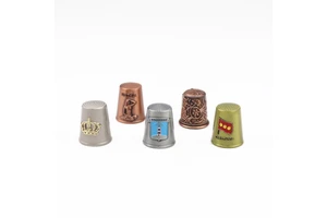 Personalized Custom logo Metal Craft Decorative Tourist Souvenir Sewing Thimbles
