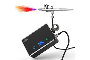 Wireless Mini Airbrush Compressor System Cordless Airbrush Kit for Nail Paint & Cake Decorating Air Brush Gun