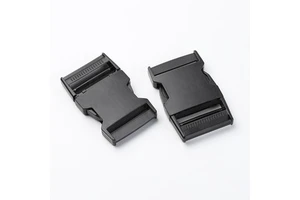 Jiuyuan Plastic Side Release Buckle Black Durable For Bags
