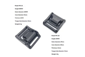Factory Hot Sale 1 Inch/25mm/2.5cm Plastic Press Buckle Belt Clip Adjustable Buckle New Style