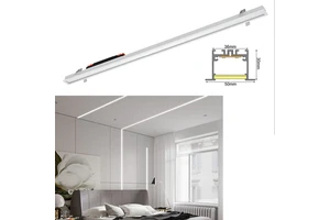 Seamless Connection Led Linear Inground Led Recessed Linear Light With Microprism Lens or Reflector Cup