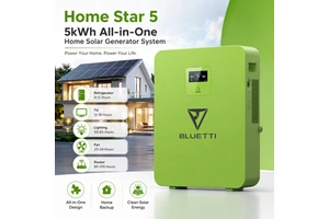 BLUETTI Home Star 5 Integrated Solar Battery Inverter System 5kWh Capacity For Refrigerator TV Lighting Fan And Router