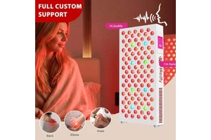 ODM Service 9-Wave Infrared Heating Red Light Therapy Panel with Stand US Plug Dual Chip 30 Lens Angle