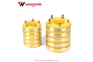 China Manufacturer Brass Rotary Joint Electrical Connector Slip Ring for Crane Traction Equipment, Dragline and Fairground Rides