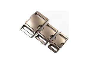 Factory Custom Metal Curved Buckle Metal Side Release Buckles for Backpacks