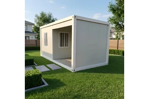 Expandable Prefabricated Garage Luxury Container House Workshop Portable Metal Car Shelter Shed