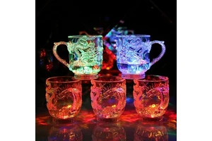 Water Sensor Light-Up Party Lamp Festive Atmosphere Night Light RGB Multi-Shape Night Light