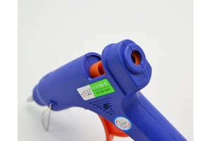 20W Electric DIY Non-toxic Hot Melt Glue Gun Copper Heater Temperature Control for Plastic/Wood/Ceramic Bonding 3-Year Glue