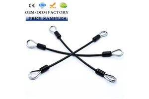 Wholesale Custom Hanging Cable Stainless Steel Wire Rope Assembly Galvanized Wire Rope with Thimble