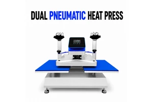 Pneumatic Double Station Sublimation Heat Press Machine For T-shirts Printing