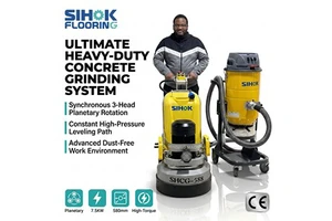 580mm Walk Behind Concrete Grinder 7.5KW 3 Head Planetary Epoxy Floor Grinding Machine Industrial Wet And Dry Floor Polisher CE