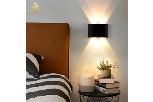 Factory Direct Wholesale Garage Door Garden Courtyard Wall Lamp High Quality Hotel Villa Entrance LED Wall Lamp