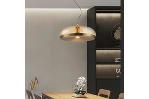 Customized Manufacturers Customized Manufacturers Factory Wholesale Modern Style Glass Iron Led Pendant Lamp For Home Decor Lighting Indoor Hotel Kitchen Pendant Light