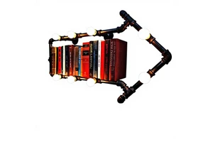 American-Style LOFT Vintage Industrial-Style LED Wall Lamp for Bar Restaurant Corridor Aisle-Warm Light Iron Water-Pipe Design