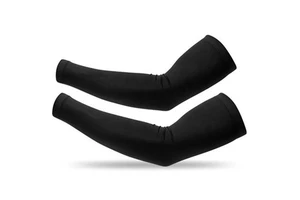 Ice Silk Arm Sleeves Men and Women's Cooling and Heating Arm Sleeves Spandex and Silk Sets for Outdoor Cycle Use for Adults