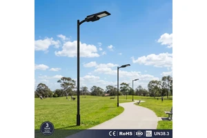 CE Certificated Commercial Decorative Solar Street Garden Light IP65 Waterproof Outdoor LED Lamp with Motion Sensor