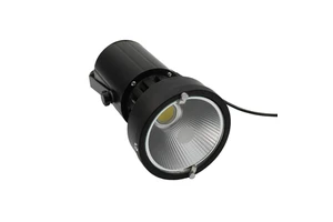 Auto Show Exhibition Lighting 70W-200W High Power LED Spotlight with IP44 Rating 24 Beam Angle for Car Display & Booth Systems