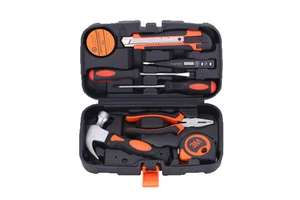 Wholesale Custom Logo 9-Piece Household Home Combination Tool Set Gift Kit Hardware Tool Sets Box with Hand Tool Kit
