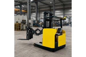 HZ Smart Electric Reach Truck Lithium-Ion Battery 48V AC Power 200mm Reach Forklift OEM Triplex