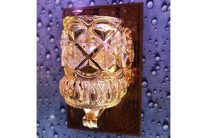 Hot Selling Modern Style Bedside Bedroom Corridor Decorative Crystal Wall Lamp/ Lights (B702-1W)