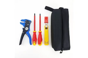 Hardware Tool Set 4-piece Chrome Vanadium Steel Insulated Screwdriver Professional Electrician Tool Kit Sets