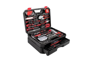 325-Piece Carbon Steel Home & Auto Repair Tool Kit with Toolbox Storage Case for Homeowner DIYer Handyman