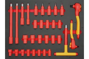 OXVITO VDE Insulated 68PCS 1000V High Voltage Electrical Protective Tool Set Special Multi-functional Cr-V Material Truck Repair
