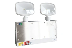 IP67 Double-Head Stainless Steel Waterproof Emergency Lamp 10A Rated Industrial Evacuation Indicator Lighting Three-Proof