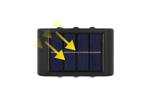 Professional Factory up and Down Lighting Atmosphere Wall Lamp Solar Light Waterproof Ip65 Light