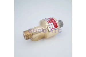 GOGOATC Two-way Left/Right-hand Thread 120C Steam Rotating Joint Cooling Water Rotary Connector 1 1/2-3/4 Inch Brass Swivel Fitting
