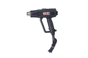 TEH 2000W Variable Temperature Hot Air Gun Kit 220V Electric DIY & Industrial Grade Blower Scraper Blades Nozzles for Welding