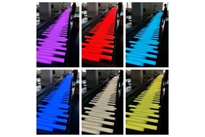Waterproof Aluminum Alloy Architectural Building Facade Lighting Contour Light DMX512 RGB RGBW Led Wall Washer Linear Light