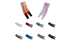 Cycling Sleeves Compression Arm Sleeves UV Sun Protection Sports Custom ODM XL Breathable Summer Sunscreen Cooling Seamless Sets