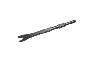 OZN Small Electric Pick Chisel Hammer with 17mm Diameter 280mm Impact Drill Bit 0810 Shank Six Fork Shovels for Stone Breaking