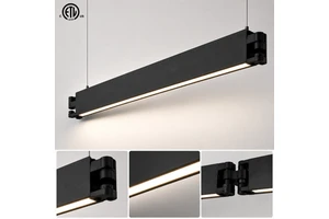 ETL Listed Architectural LED Linear Light Ultra Slim Seamless Connection up Down Suspended Surface Mounted Fixture