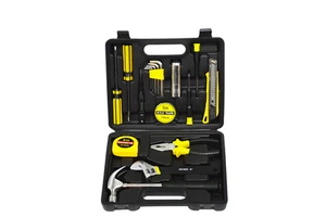 Hot Sell 18pc Household Tool Kit Set Blow Boxes with Hammer,pliers,tape Measure Tool Set Hand Tool Kit